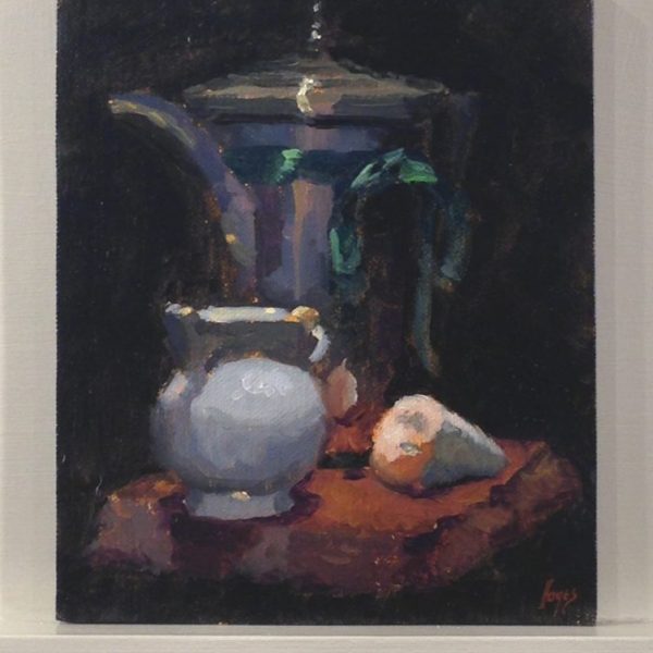 Study: Creamer, Teapot, Shell