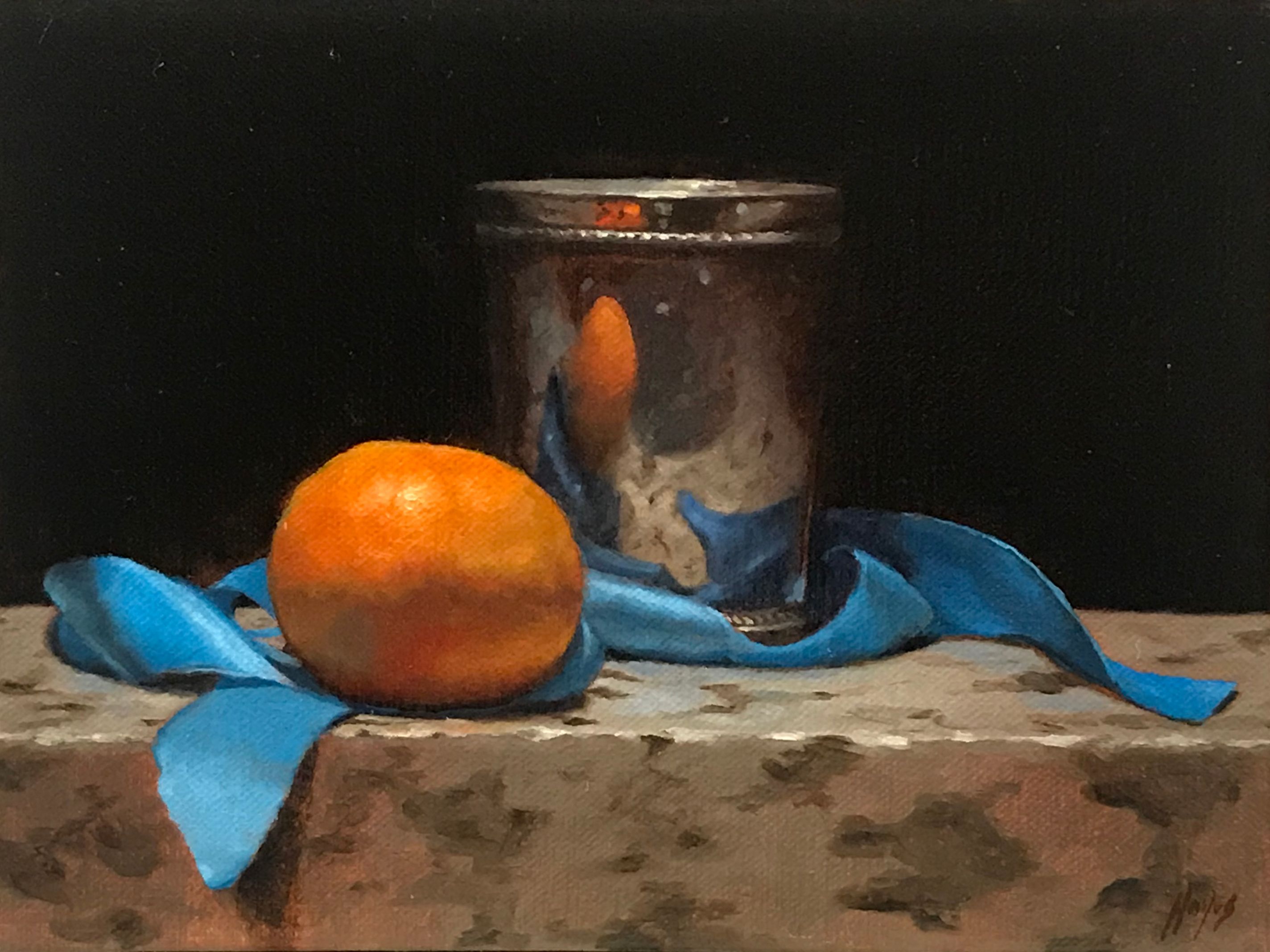 Blue Ribbon, Orange, and Silver