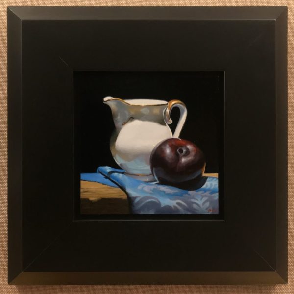 Creamer, Plum, Blue Silk