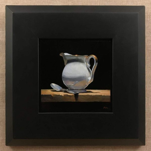 Silver Spoon and Creamer