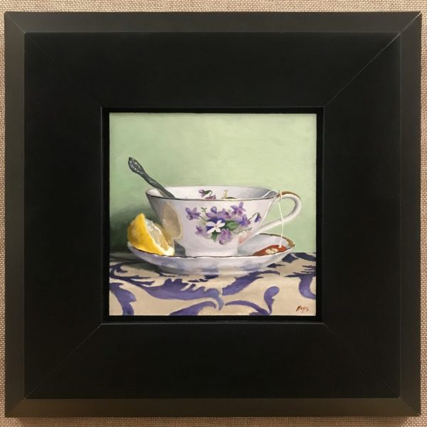 Teacup, Lemon, Silver