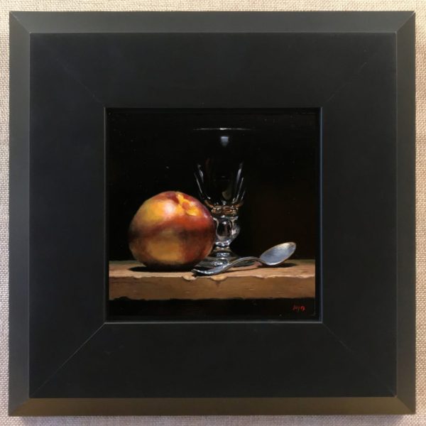 Nectarine, Glass, Silver