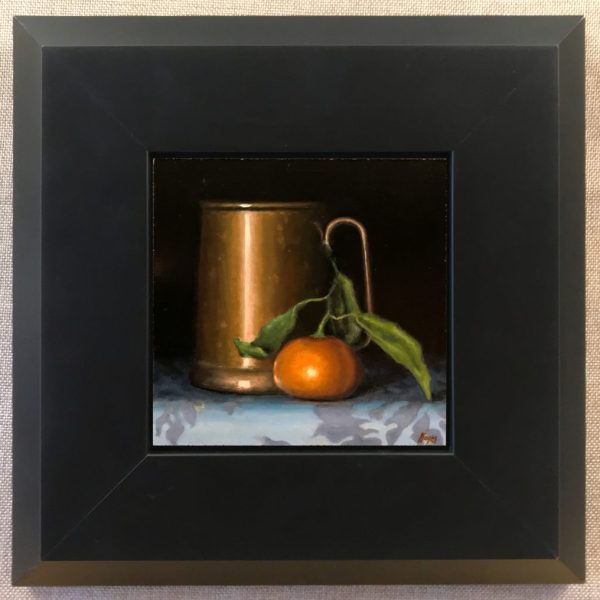 Copper Tankard and Satsuma Orange