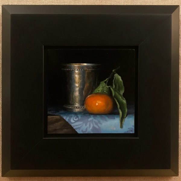 Silver Cup and Clementine Orange