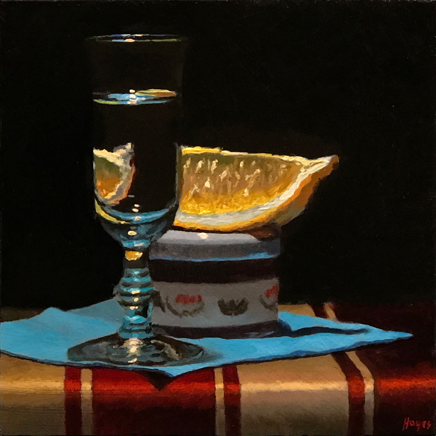 Lemon, Honey, Aperitif Glass •