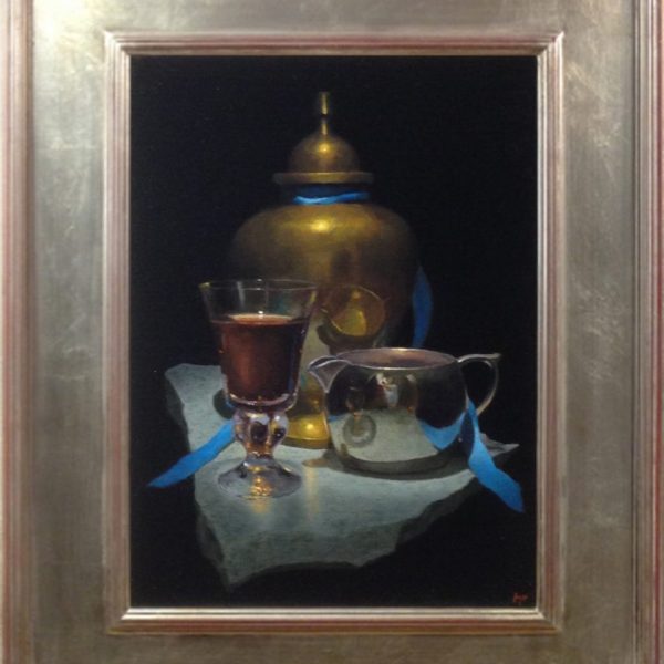 Still Life with Brass and Silver