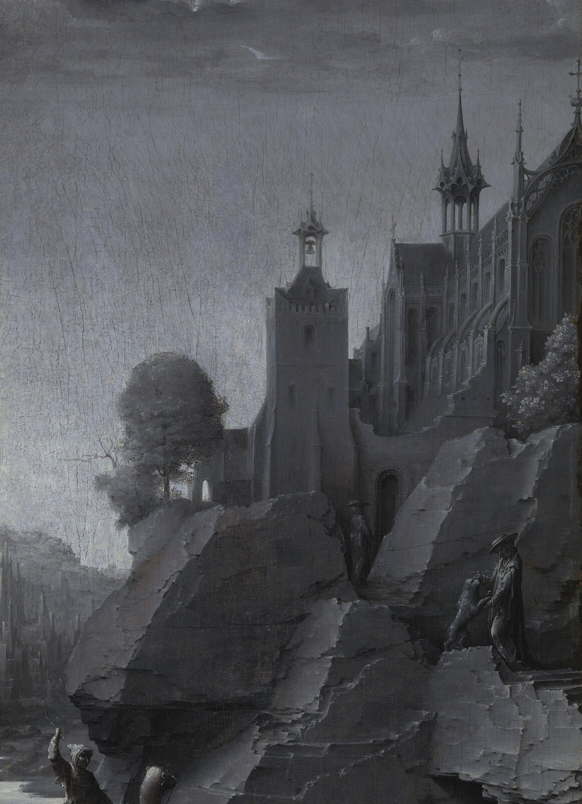 Jan Gossaert, "Saint Jerome Penitent" (detail), c. 1510
Oil on panel, about 36 x 20 inches