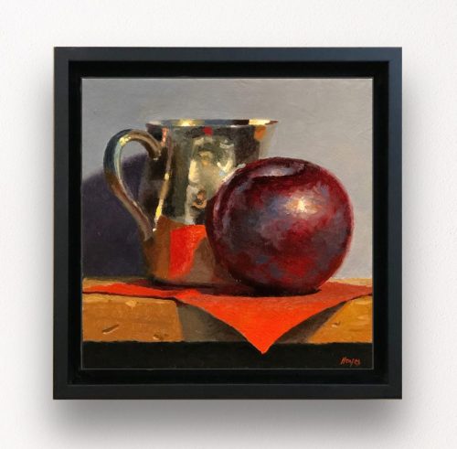 Framed print on canvas