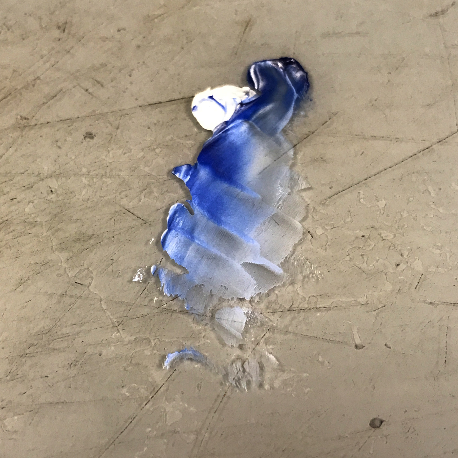 20231104a Genuine Ultramarine made from Lapis Lazuli, mixed with a little white