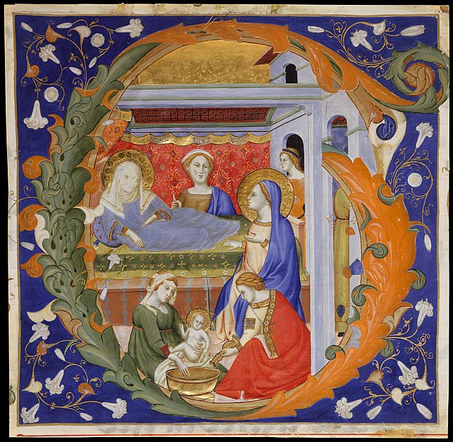 An early illuminated manuscript, with extensive use of genuine Ultramarine