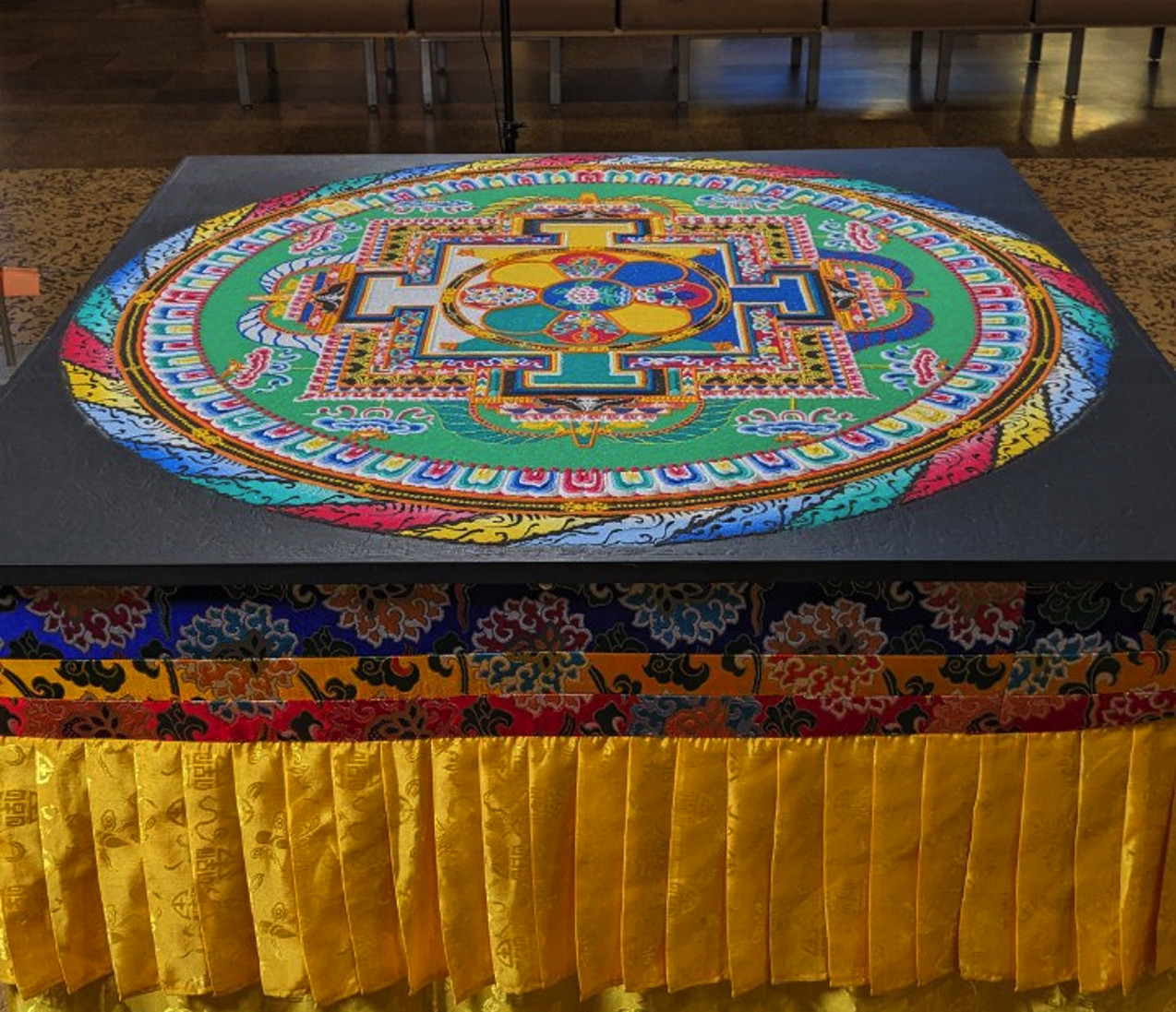 The completed Mandala.
