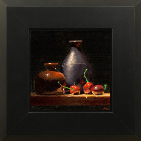 Study in Silence with Fresh Cherries